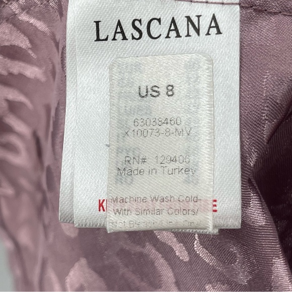 LASCANA Purple on Purple Leopard Print Sexy Lingerie Nighty Size 8 - Picture 7 of 8